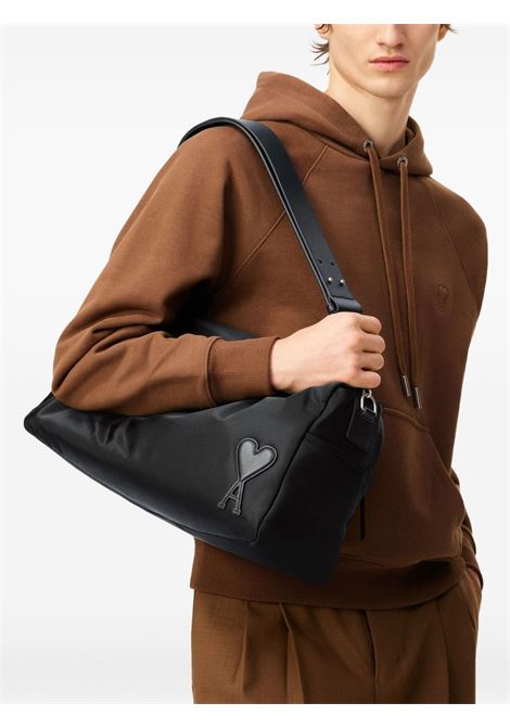 Black marcel shoulder bag Ami paris - unisex AMI PARIS | ULL706AW0001001
